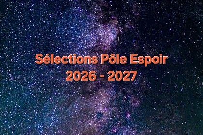 Sélection Pôle Espoir Dijon 2026/2027