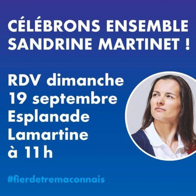 Image de l'actu 'Fêtons la médaille de Sandrine MARTINET'
